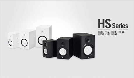 The HS-I model of powered speakers adds mounting points to the popular HS Series