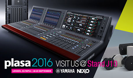 The stand will feature a significant new Yamaha product, alongside the flagship RIVAGE PM10 and CL/QL series digital mixers, the Commercial installation Solutions (CIS) series of processors, mixers, amplifiers and loudspeakers, plus a range of input and output options