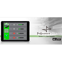 Yamaha ProVisionaire Touch app for iPad provides wireless control of MTX/MRX signal processors in conference rooms, retail stores, restaurants, and other commercial spaces