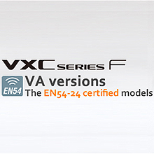 The VXC lineup is now being expanded with VA versions that meet European EN54-24 voice alarm system requirements, the VXC3F, VXC3FW, VXC5F, and VXC5FW 