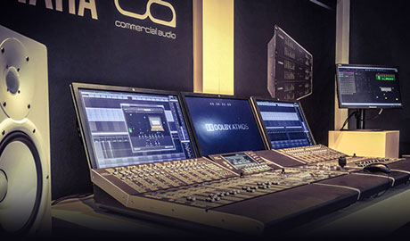 Using the Nuage console and Dante-based audio hardware, a connection to Dolby's rendering and mastering unit allows for easy and flexible content creation for object-based cinema sound